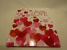 Brand NEW Valentine Book ~For my LOVE~ (Hardcover)  Pink & Red Hearts