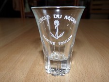 Verre shooter " Cercle du marin - Marine Toulon "