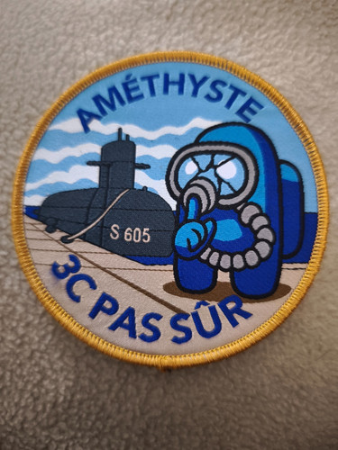 Patch marine sous marin - marine, sna