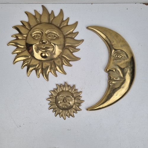 Ancien soleils lune mural - ancien,