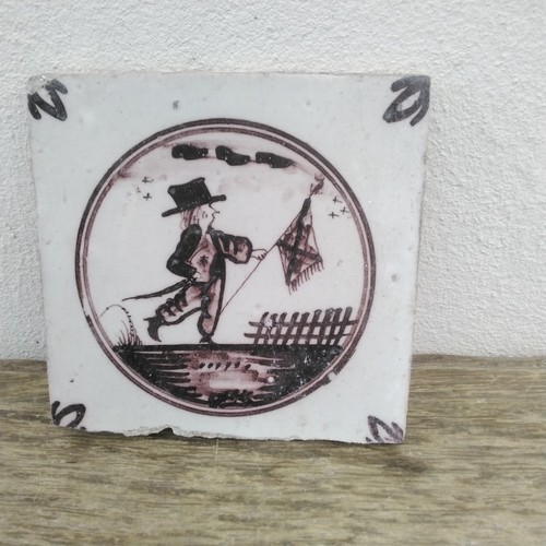 Rare ancien carreau carrelage - carreau,