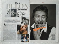 Coupures de presse Alain Delon