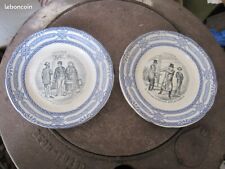2 ANCIENNES ASSIETTES PARLANTE