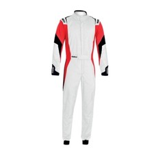 Sparco Combinaison Competition Blanche/Rouge/ Noir 001144 Fia 8856-2018 Sfi