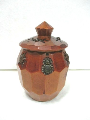 Pot tabac bois tourné - pot,