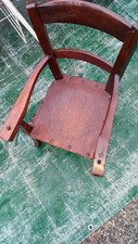 Chaise en bois enfant ancienne