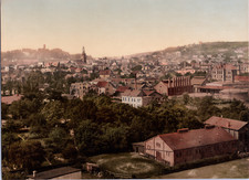 Deutschland, Bielefeld. Blick über Bielefeld von Nordost aus. vintage print ph