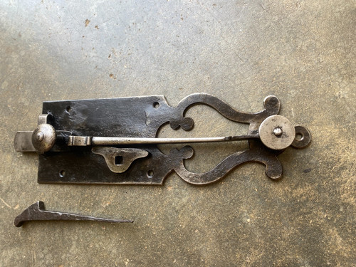 Ancienne serrure ressort - serrure, en