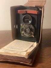 Voigtländer Brillant 6x6 – Voigtar 7,5 cm f/7,7 + étui cuir - Appareil photo 