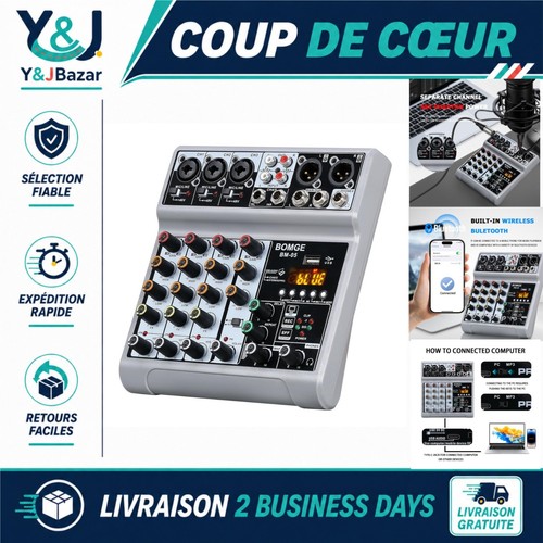 Table mixage audio canaux - mixage,