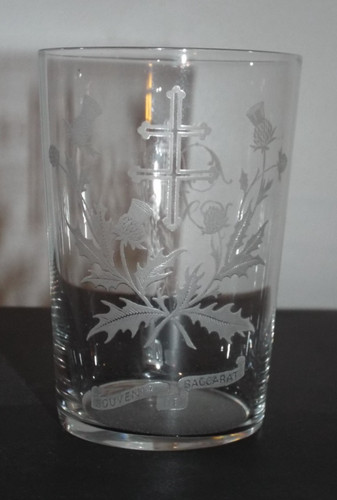 Gobelet baccarat aux chardons - baccarat,