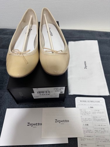 Repetto ivory enamel flat - repetto,