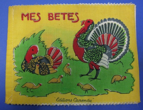 Mes bêtes livre tissu - bêtes,