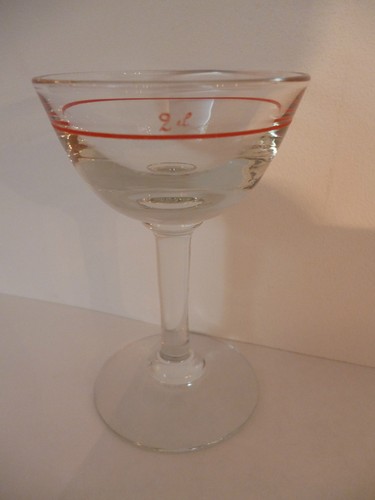 Verre bar gradué ancien - de,