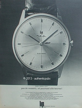 Publicite montre lip - montre,