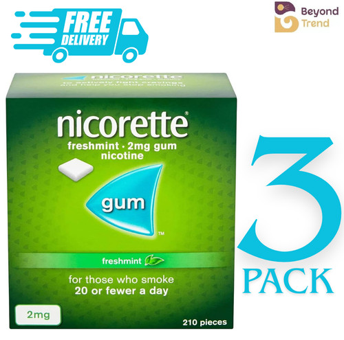 Nicorette fresh mint gum - x,