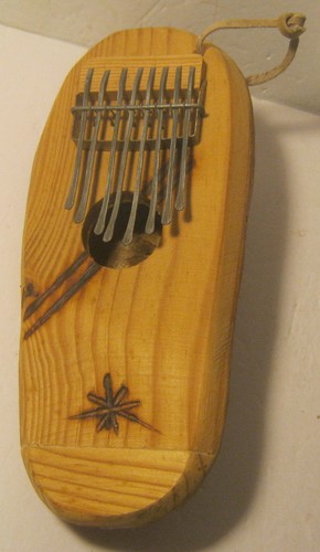 Handcrafted kalimba made with - made,