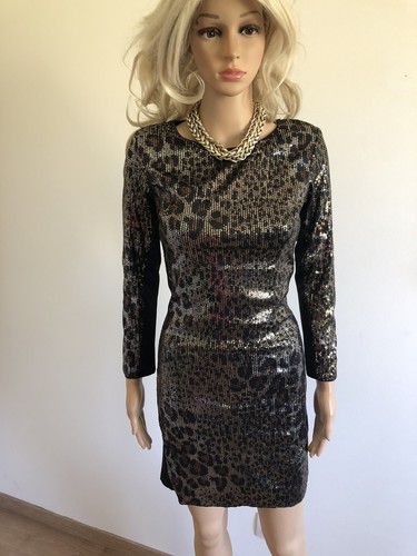 Robe noire dorée neuve - robe,