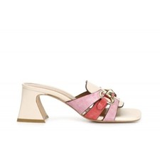 Café Noir Chaussons en Cuir