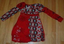 Desigual red butterfly bubble dress 5 6