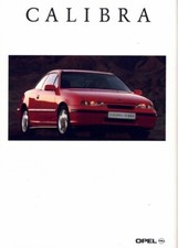 Catalogue Brochure Opel Calibra 08/1992 Allemagne Deutschland