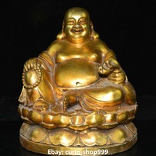 11.4"Old Tibet Bronze Gilt
