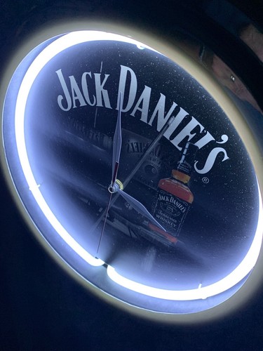 Horloge néon jack daniel - horloge,