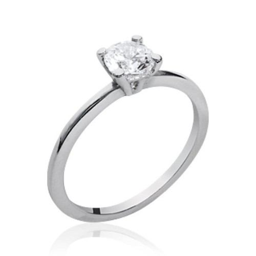 Solitaire femme argent - -,