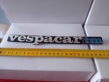 INSIGNE LOGO VESPACAR TM MÉTALLIQUE 26cm
