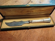 Argenterie Couteau A Fromage Ou Beurre Poinçon Art Nouveau
