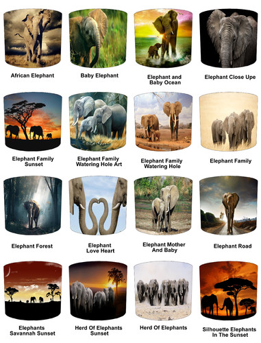 Elephants table abat jour - table, abat-jour