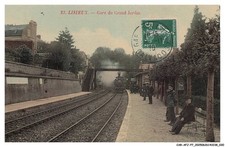 CAR-AFJP7-0372-14 - LISIEUX - Gare du grand jardin - Train