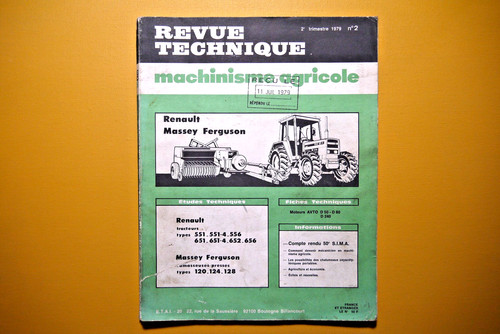 Revue technique machinisme - revue,