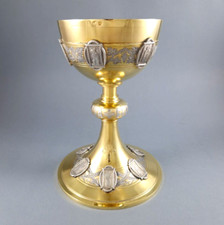 Calice en argent massif et