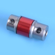 Elastic Coupling Joint 5mm To 4mm Coupler Fit For RC Boat Yacht Marine Steel zy