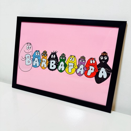 Framed poster barbapapa - framed,