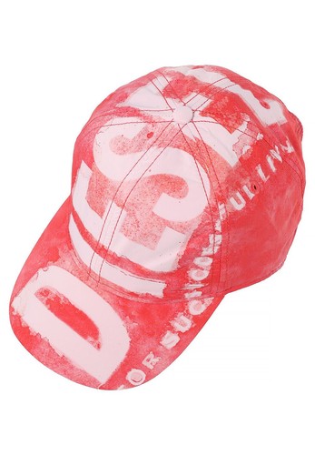 Diesel casquette rouge a12823 - casquette,