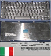 Clavier Qwerty Italien ACER TM4060 NSK-AEK0E KB.T5007.009 9J.N7082.K0E Noir