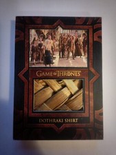 GAME OF THRONES Valyrian Steel - VP1 Dothraki Shirt Relic Card