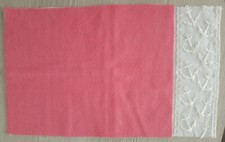 DRAP + COUVERTUTRE corail pour