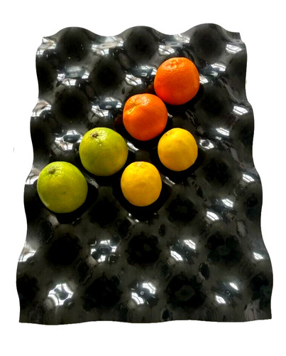 Corbeille fruit plexyglas noir - corbeille,