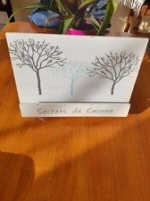 Porte livre de cuisine sur pied en Bois