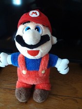 VIPD/ Peluche doudou Mario Bros Vintage Salopette Rouge (Rare) Nintendo 28cm