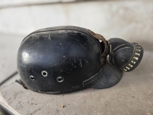 Ancien casque mineur - de, avec
