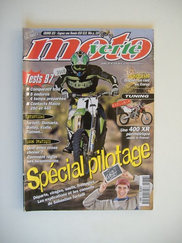 Moto verte 276 honda 400 - moto,