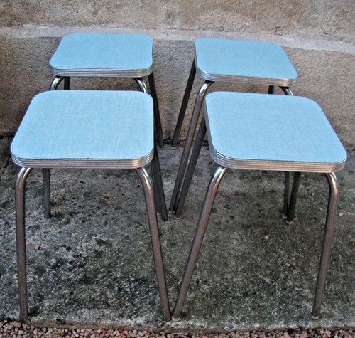 Tabouret formica et en - tabouret,