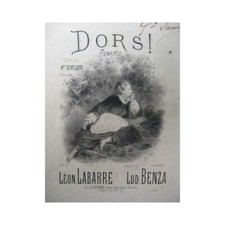 BENZA Lud. Dors ! Chant Piano ca1850