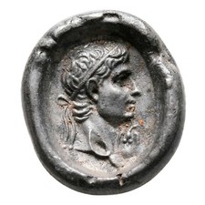 Empreinte portrait Auguste sur