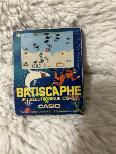 Jeu casio 1983 batiscaphe game - casio,