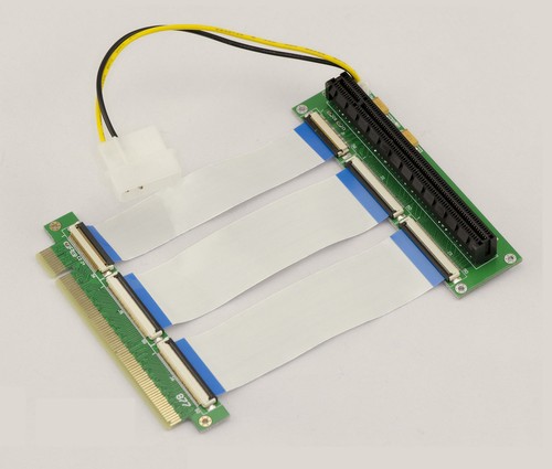 Riser pci express 16x - pci, nappe